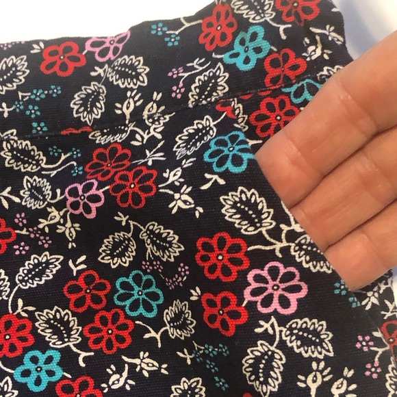Janie and Jack Merchant Marine Floral Canvas Adjustable Waist Shorts Size 2T - Picture 7 of 11